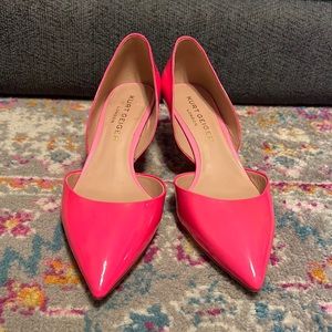 Kurt Geiger pink leather heels!